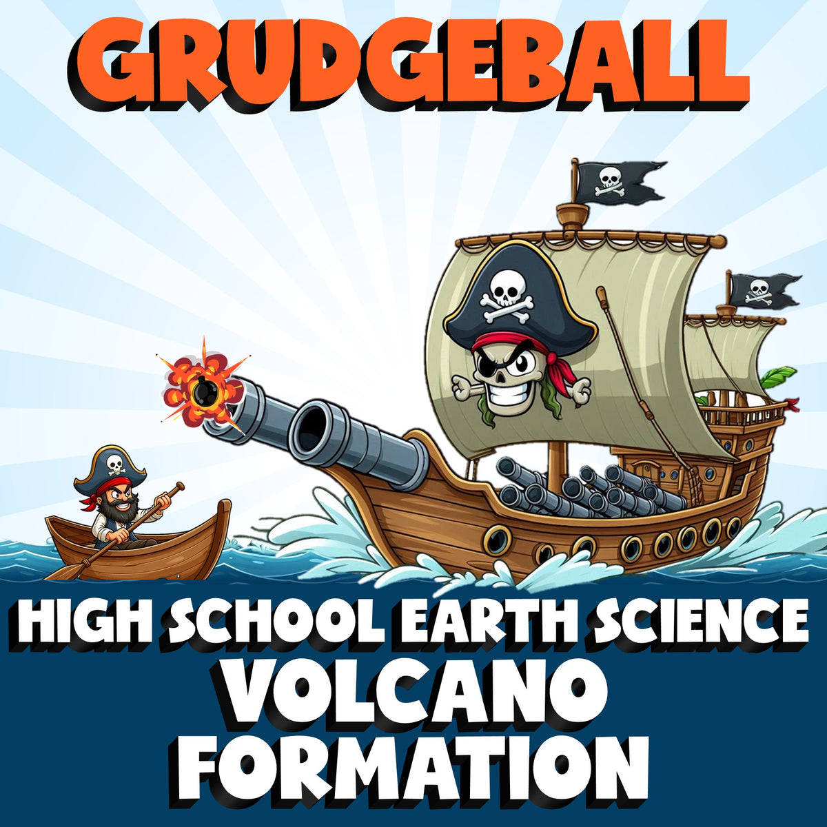 Volcano Formation GRUDGEBALL Game - No Prep Earth Science Review Activity