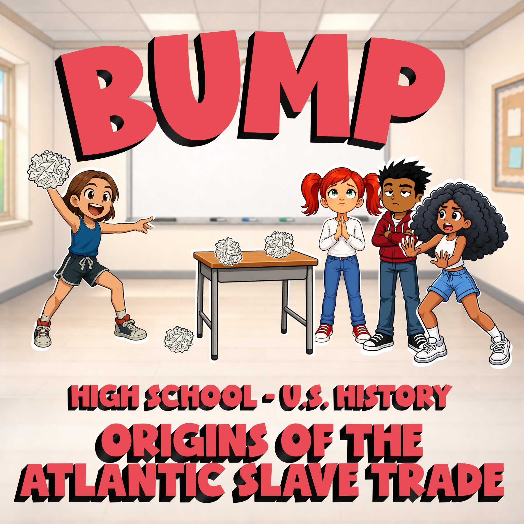 Origins of the Atlantic Slave Trade BUMP U.S. History Game - No Prep Review