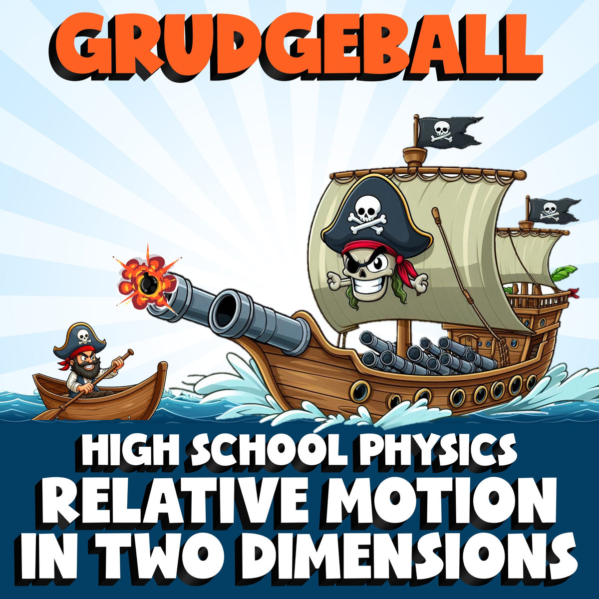Relative Motion in Two Dimensions GRUDGEBALL Science Game - No Prep Physics