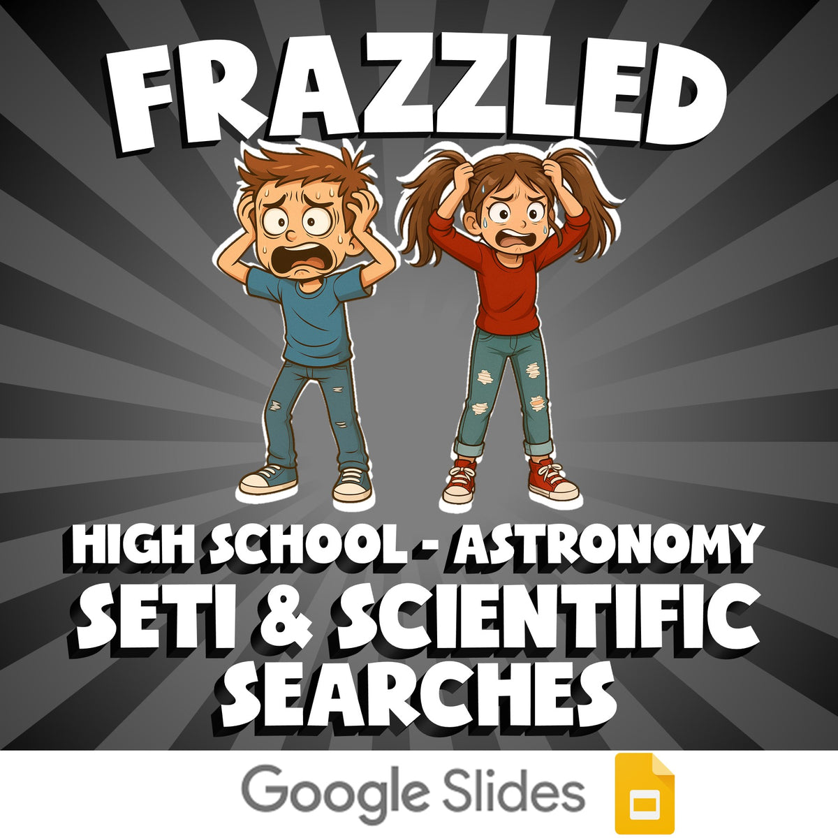 SETI & Scientific Searches FRAZZLED Science Game - No Prep Astronomy Review