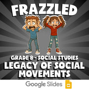 Legacy of Social Movements FRAZZLED Socials Game - No Prep Grade 8 Review