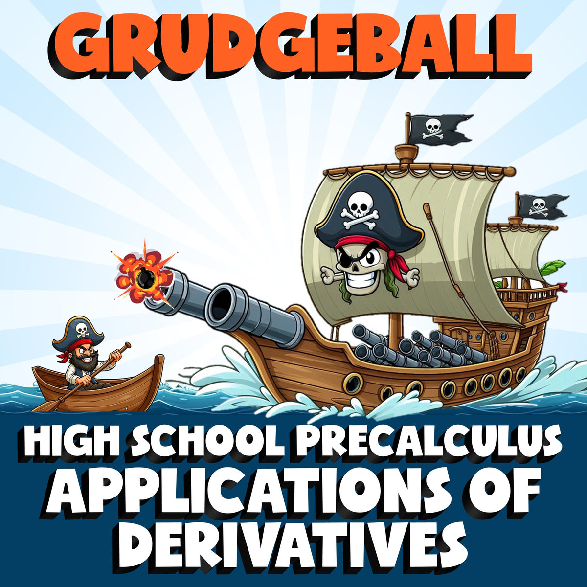Applications of Derivatives GRUDGEBALL Math Game - No Prep PreCalculus Review