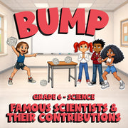 Famous Scientists & Their Contributions BUMP Science Game - No Prep Grade 6