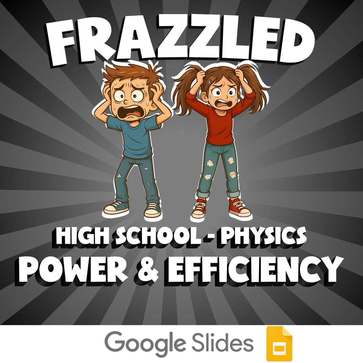 Power & Efficiency FRAZZLED Science Game - No Prep Physics Review Activity
