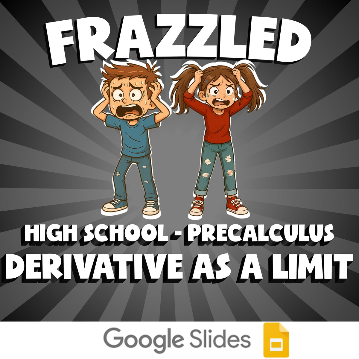 Derivative as a Limit FRAZZLED Math Game - No Prep PreCalculus Review Activity