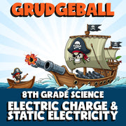 Electric Charge & Static Electricity GRUDGEBALL Science Game - No Prep Grade 8