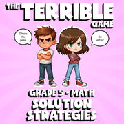 Solution Strategies THE TERRIBLE GAME - No Prep Grade 5 Math Review Activity
