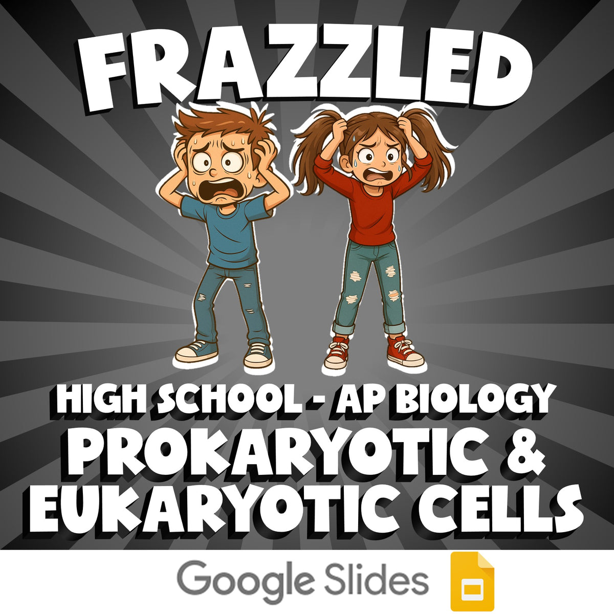 Prokaryotic & Eukaryotic Cells FRAZZLED Science Game - No Prep AP Biology Review