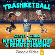 Weather Satellites & Remote Sensing TRASHKETBALL Science Game - No Prep Grade 5