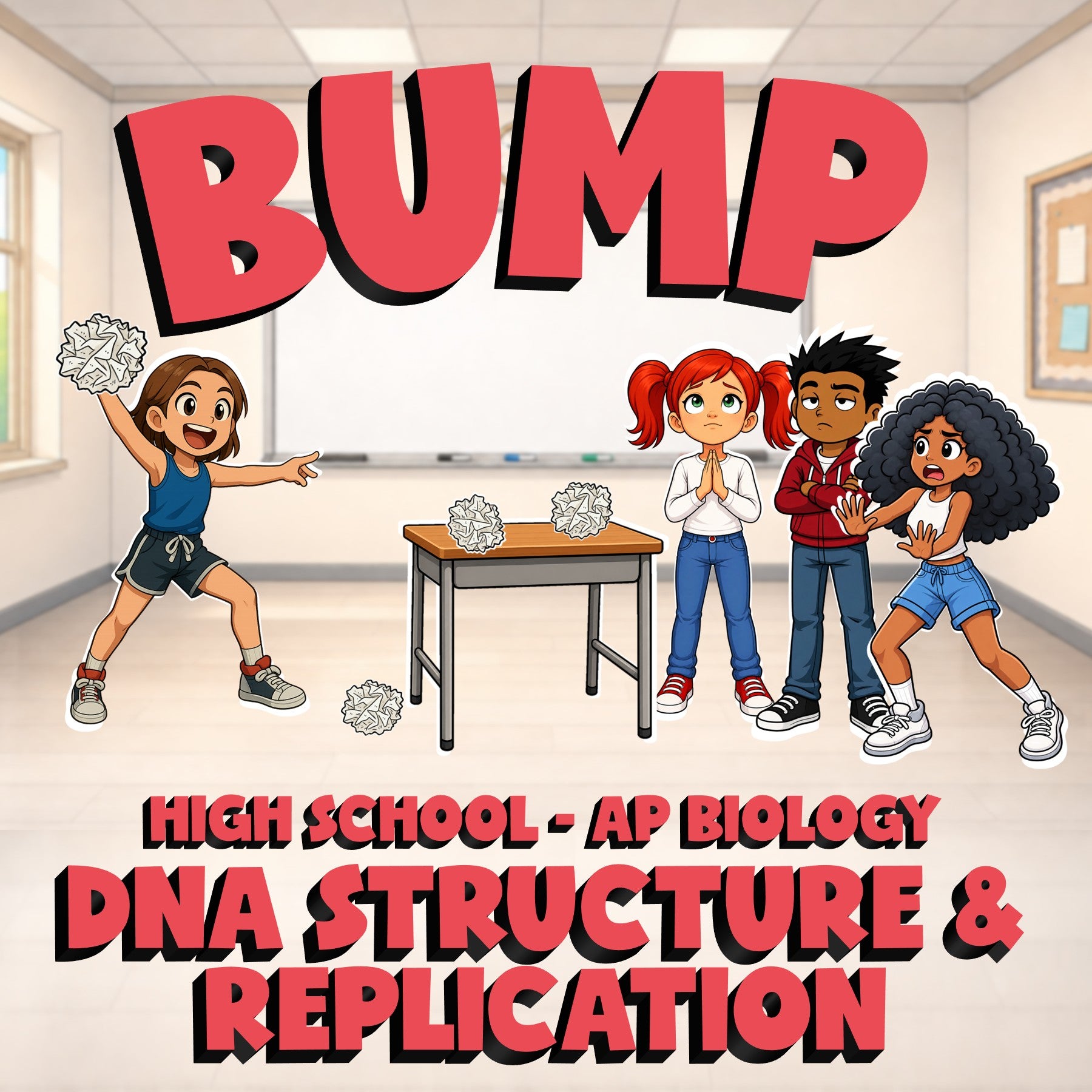 DNA Structure & Replication BUMP Science Game - No Prep AP Biology Review