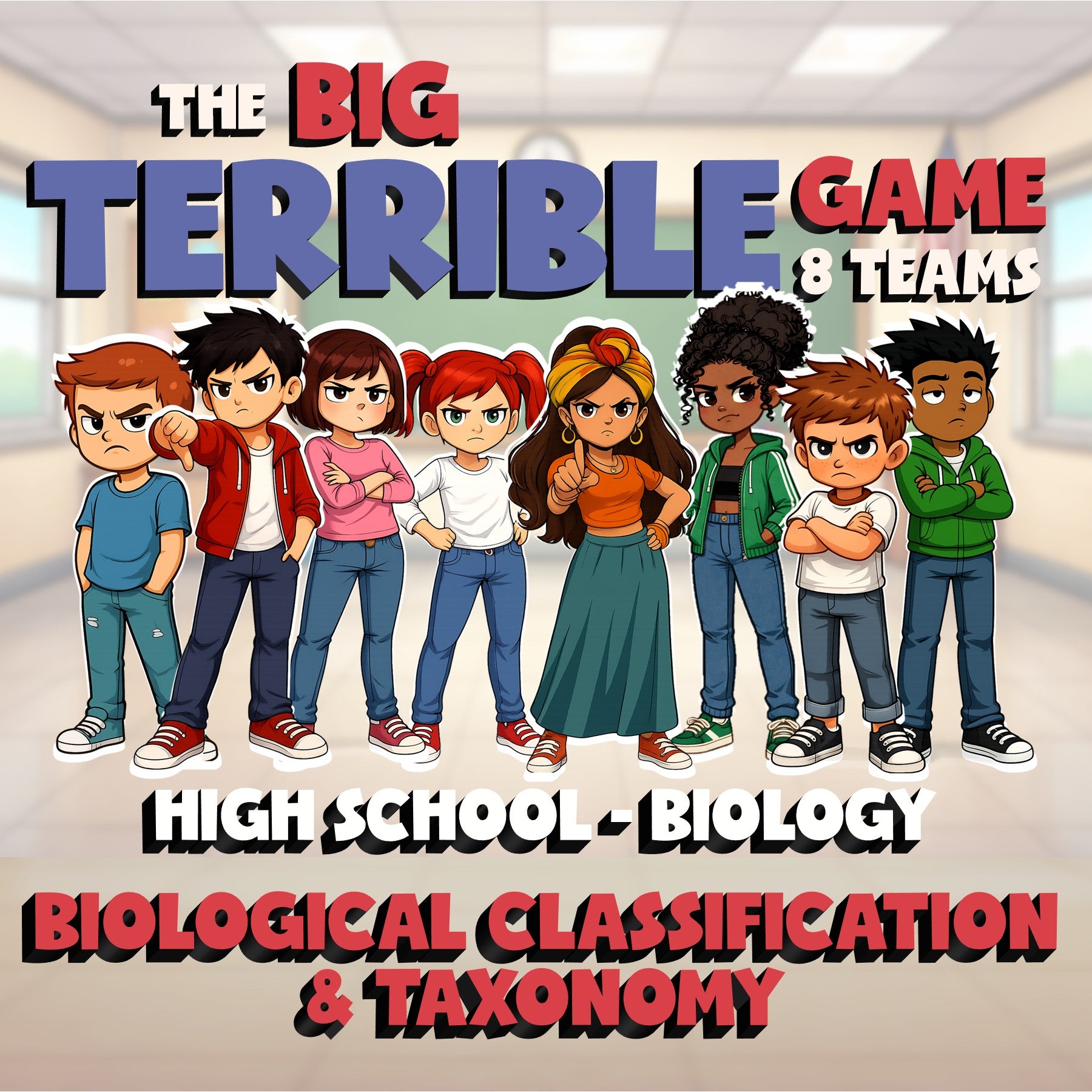 Biological Classification & Taxonomy BIG TERRIBLE GAME - Biology Science Review