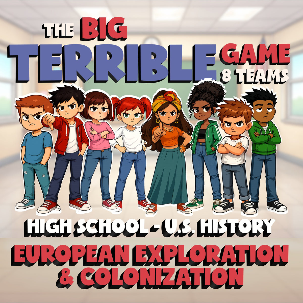 European Exploration & Colonization BIG TERRIBLE GAME - U.S. History Review