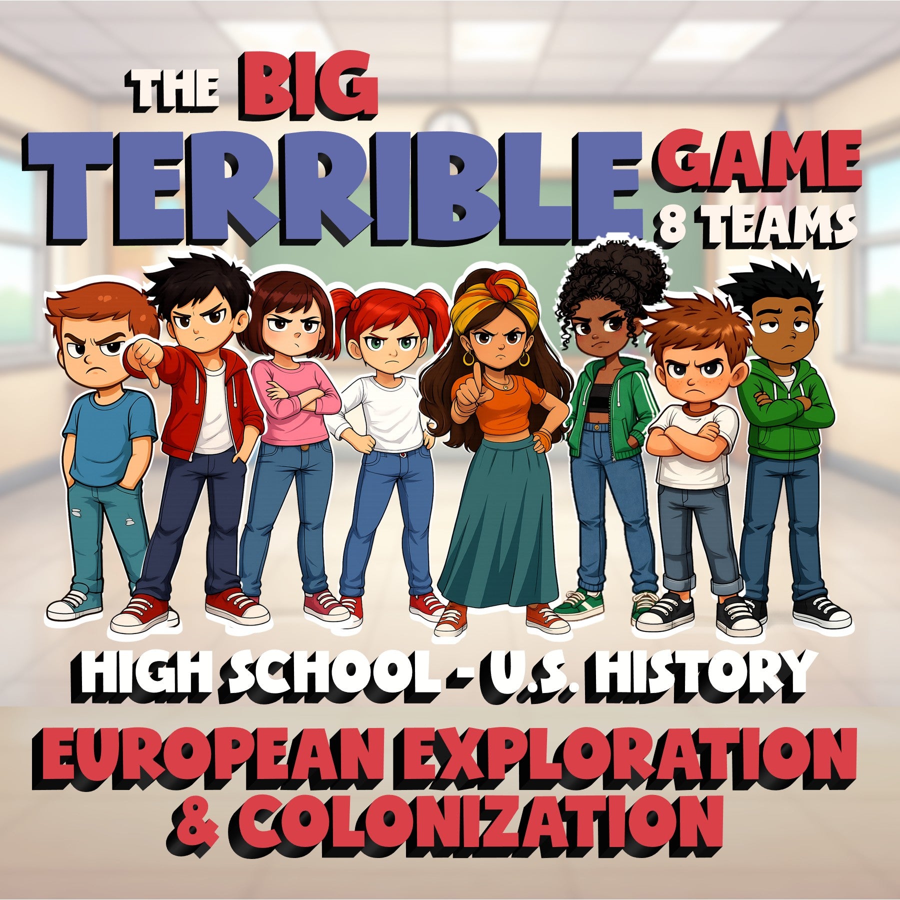 European Exploration & Colonization BIG TERRIBLE GAME - U.S. History Review
