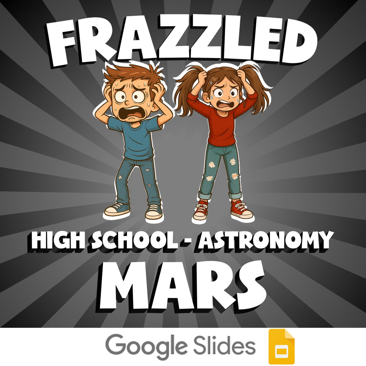 Mars FRAZZLED Science Game - No Prep Astronomy Review Activity