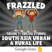 South Asia Urban & Rural Life FRAZZLED Socials Game - No Prep Grade 7 Review