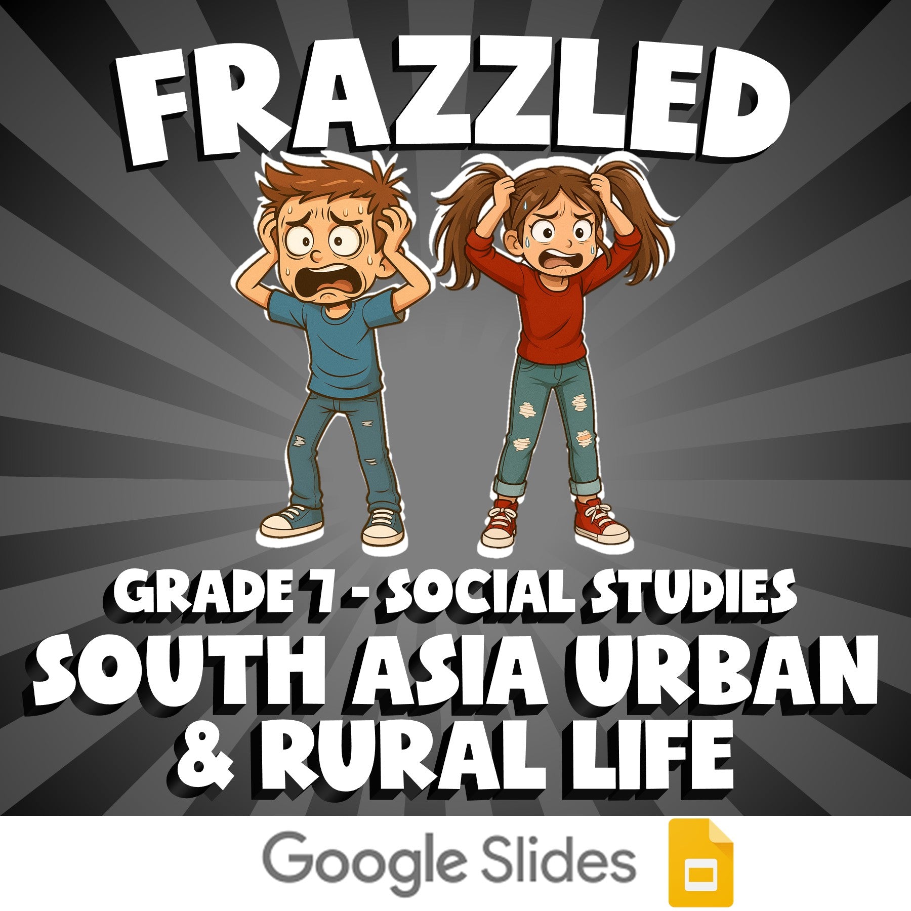 South Asia Urban & Rural Life FRAZZLED Socials Game - No Prep Grade 7 Review
