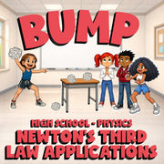 Newton’s Third Law Applications BUMP Science Game - No Prep Physics Review