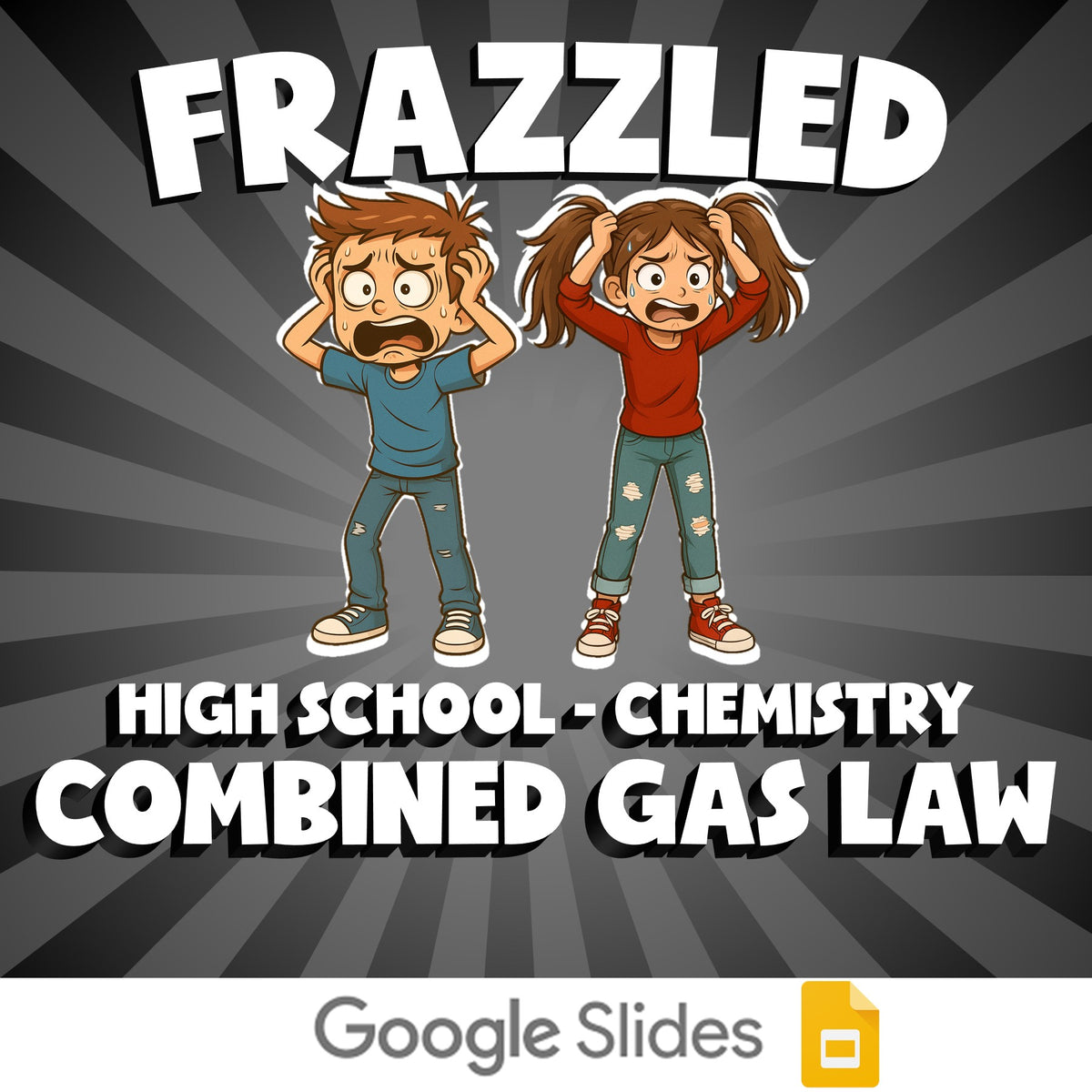 Combined Gas Law FRAZZLED Science Game - No Prep Chemistry Review Activity