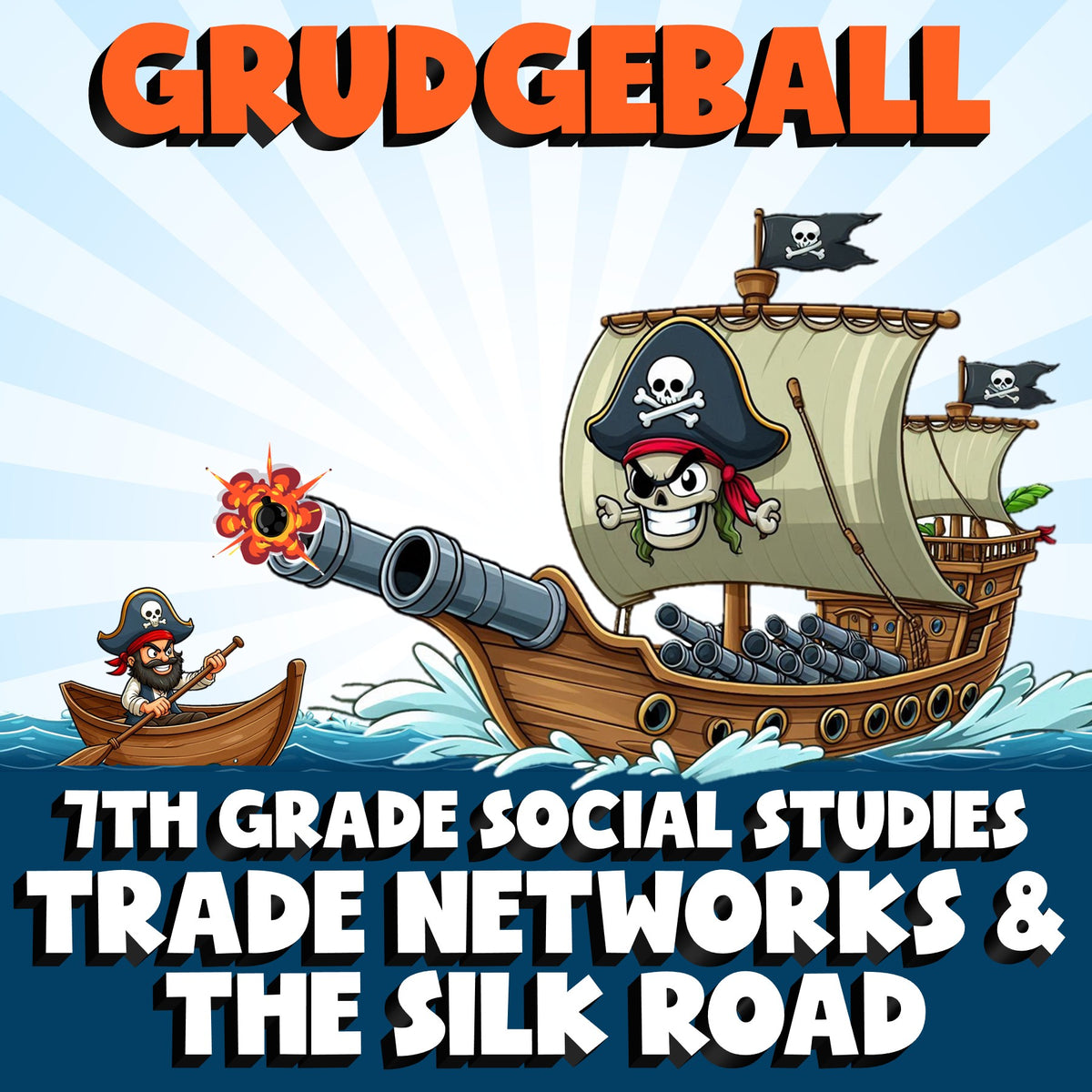 Trade Networks & the Silk Road GRUDGEBALL Socials Game - No Prep Grade 7 Review