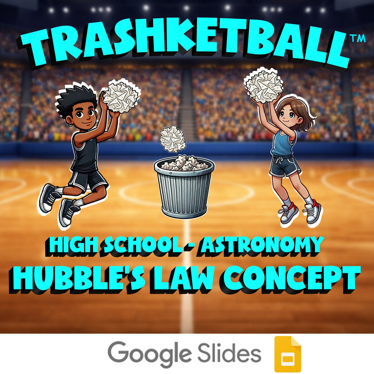 Hubble’s Law Concept TRASHKETBALL Science Game - No Prep Astronomy Review