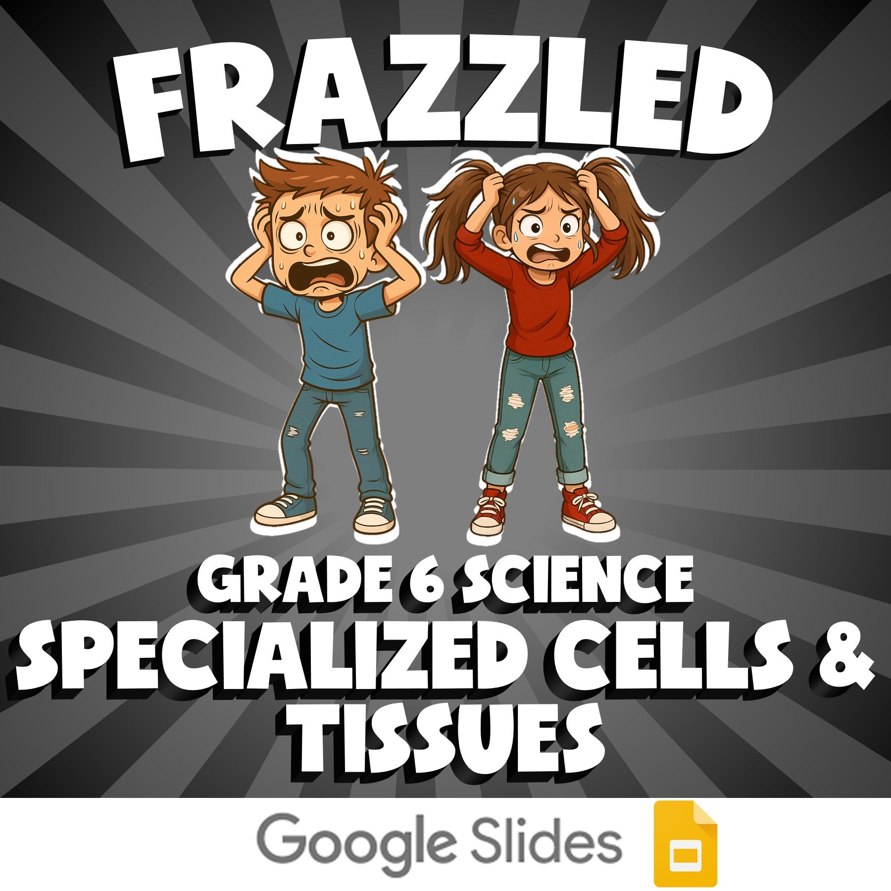 Specialized Cells & Tissues FRAZZLED Science Game - No Prep Grade 6 Review