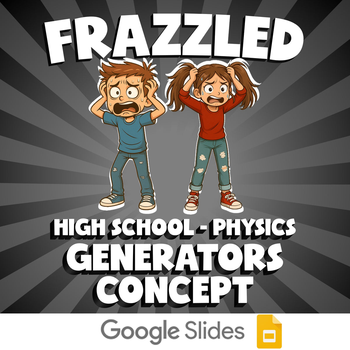 Generators Concept FRAZZLED Science Game - No Prep Physics Review Activity