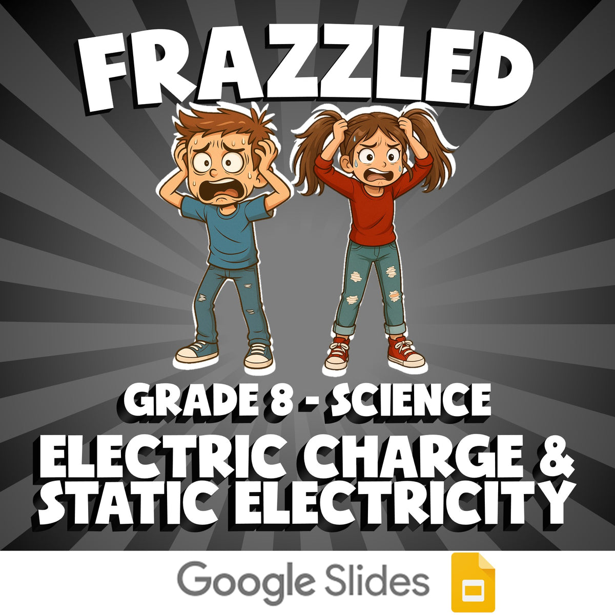 Electric Charge & Static Electricity FRAZZLED Science Game - No Prep Grade 8