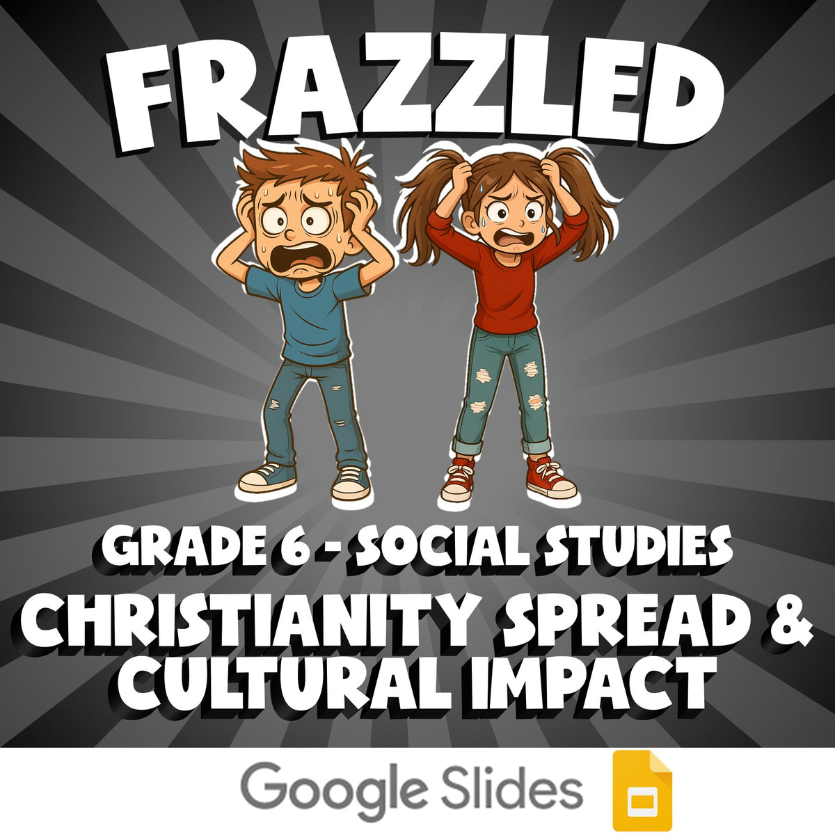 Christianity Spread & Cultural Impact FRAZZLED Socials Game - No Prep Grade 6