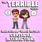 Classical Interactions THE TERRIBLE GAME - No Prep World History Review Activity