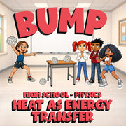 Heat as Energy Transfer BUMP Science Game - No Prep Physics Review Activity
