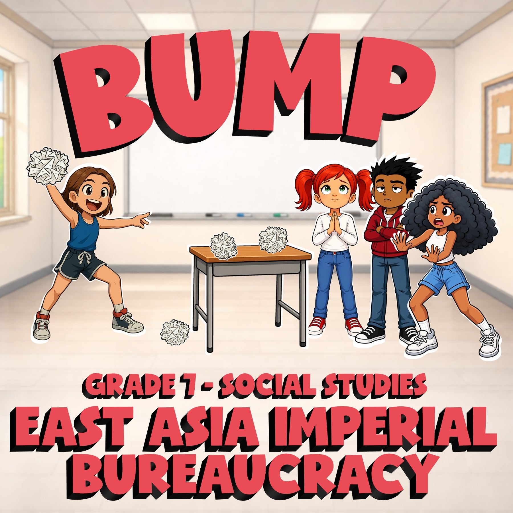 East Asia Imperial Bureaucracy BUMP Socials Game - No Prep Grade 7 Review