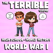 World War I THE TERRIBLE GAME - No Prep World History Review Activity