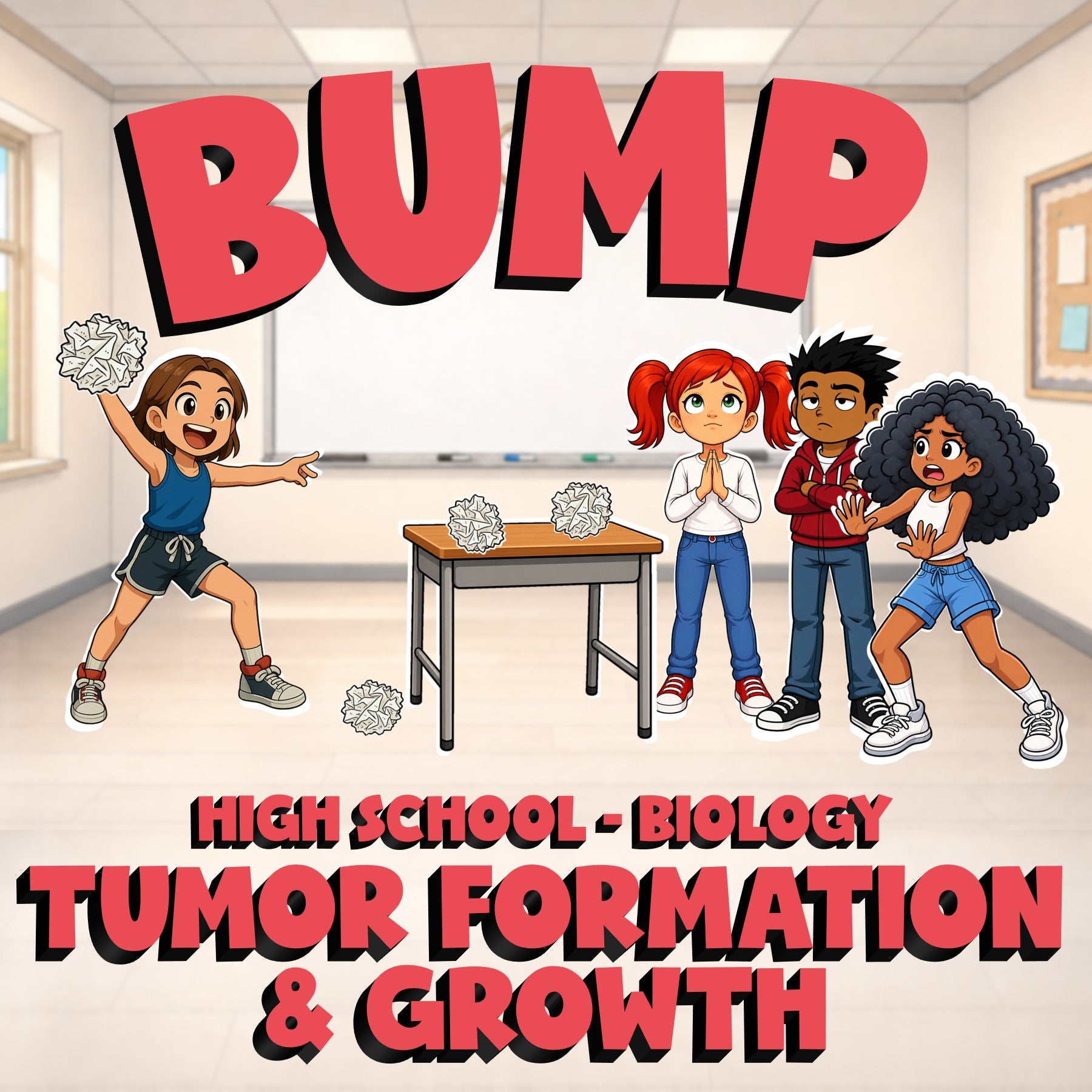 Tumor Formation & Growth BUMP Science Game - No Prep Biology Review Activity