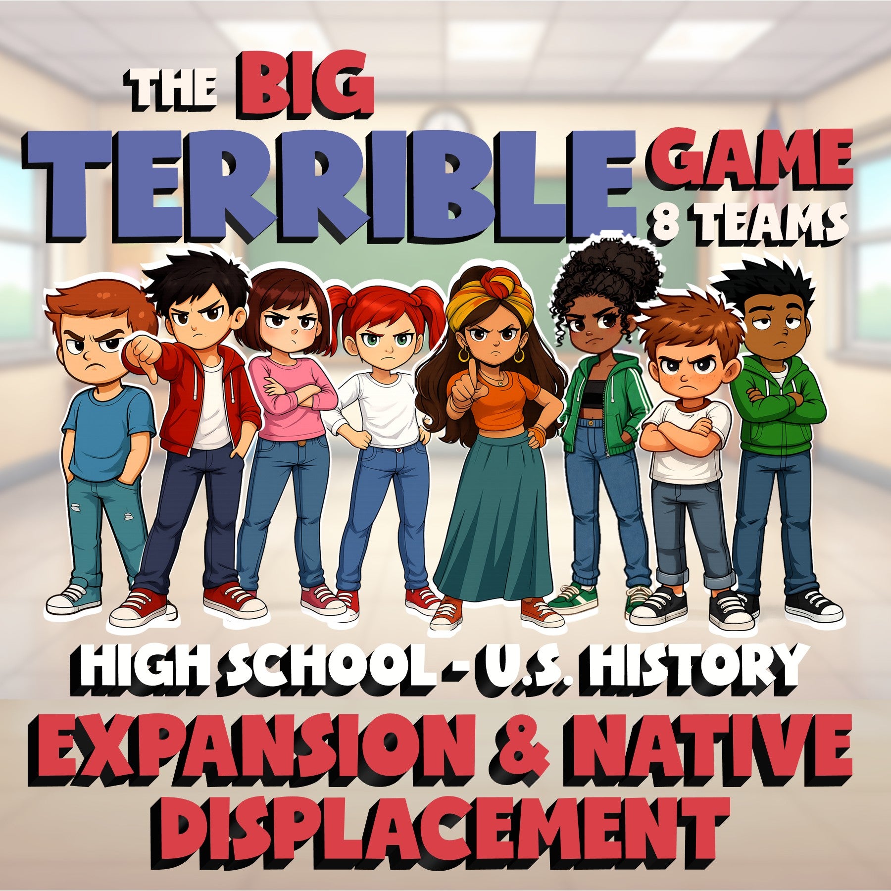 Expansion & Native Displacement BIG TERRIBLE GAME - No Prep U.S. History Review