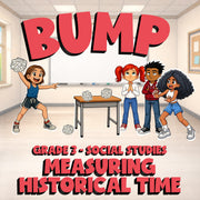 Measuring Historical Time BUMP Socials Game - No Prep Grade 3 Review Activity