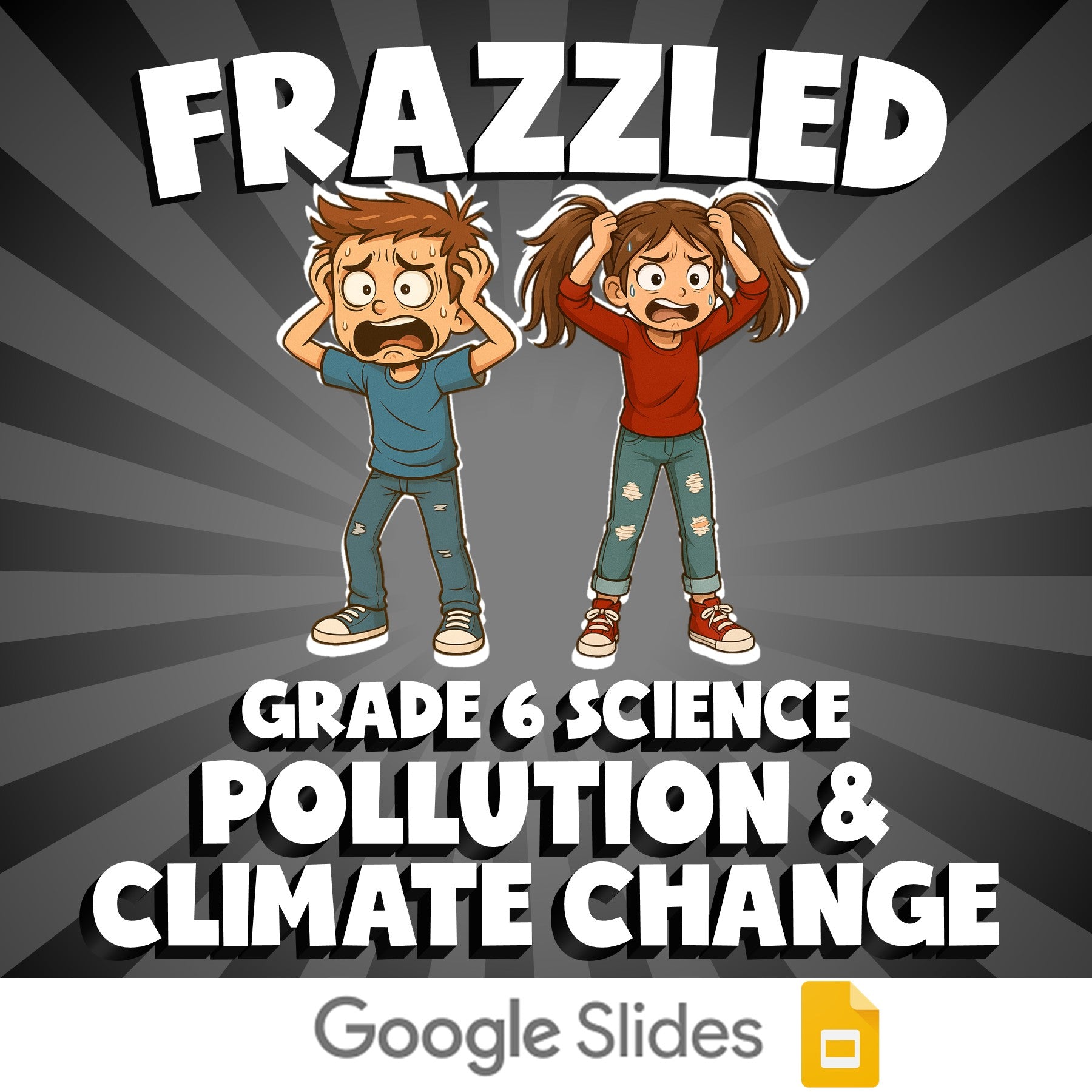 Pollution & Climate Change FRAZZLED Science Game - No Prep Grade 6 Review