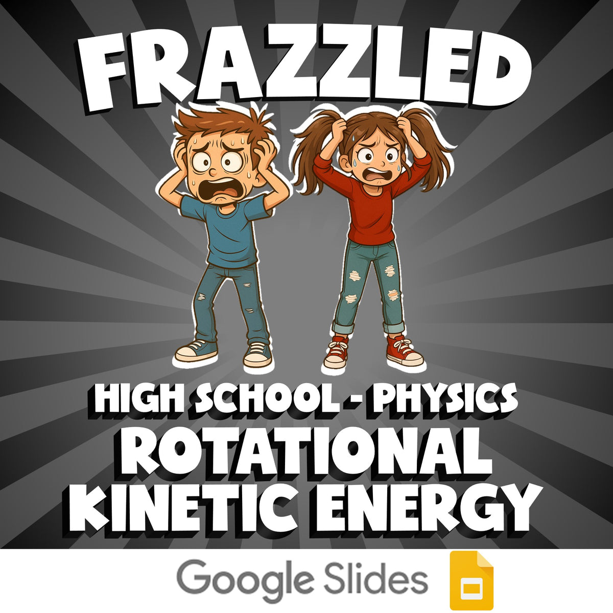 Rotational Kinetic Energy FRAZZLED Science Game - No Prep Physics Review