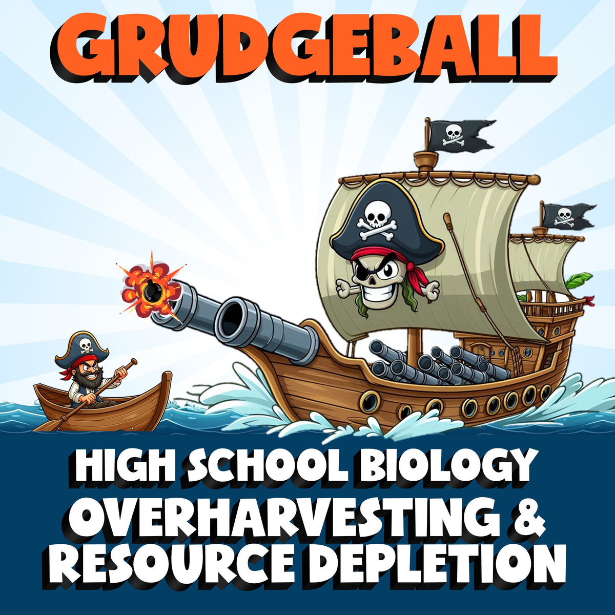 Overharvesting & Resource Depletion GRUDGEBALL Science Game - No Prep Biology