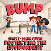 Protecting the Environment BUMP Socials Game - No Prep Grade 3 Review Activity