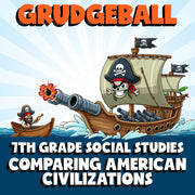 Comparing American Civilizations GRUDGEBALL Socials Game - No Prep Grade 7