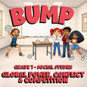 Global Power, Conflict & Competition BUMP Socials Game - No Prep Grade 7 Review