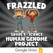 Human Genome Project FRAZZLED Science Game - No Prep Grade 9 Review Activity