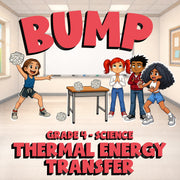 Thermal Energy Transfer BUMP Science Game - No Prep Grade 4 Review Activity
