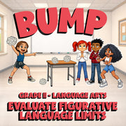 Evaluate Figurative Language Limits BUMP ELA Game - No Prep Grade 11 Review