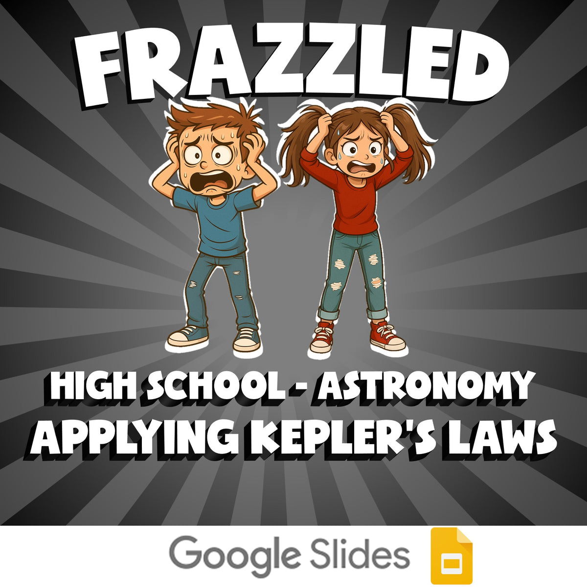 Applying Kepler’s Laws FRAZZLED Science Game - No Prep Astronomy Review Activity