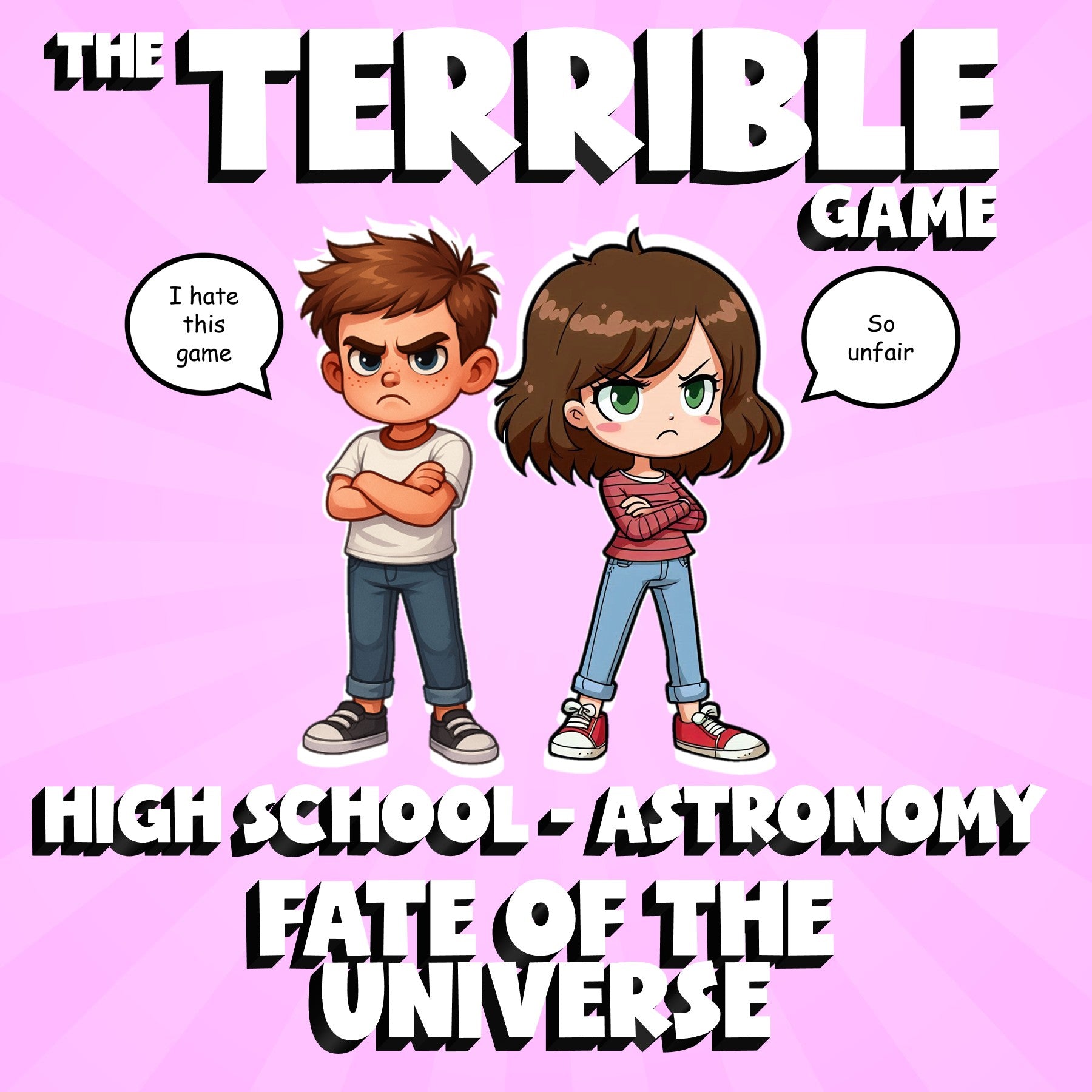Fate of the Universe THE TERRIBLE GAME - No Prep Astronomy Science Review