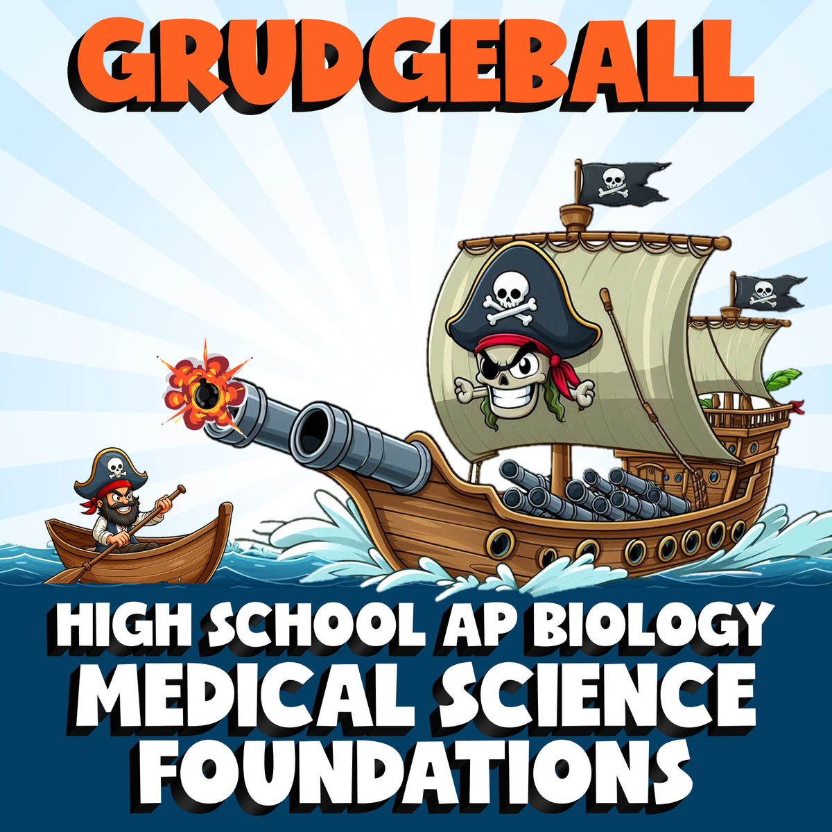 Medical Science Foundations GRUDGEBALL Science Game - No Prep AP Biology Review