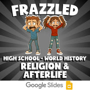 Religion & Afterlife FRAZZLED Game - No Prep World History Review Activity