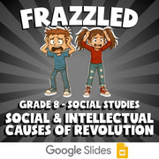 Social & Intellectual Causes of Revolution FRAZZLED Socials Game - Grade 8