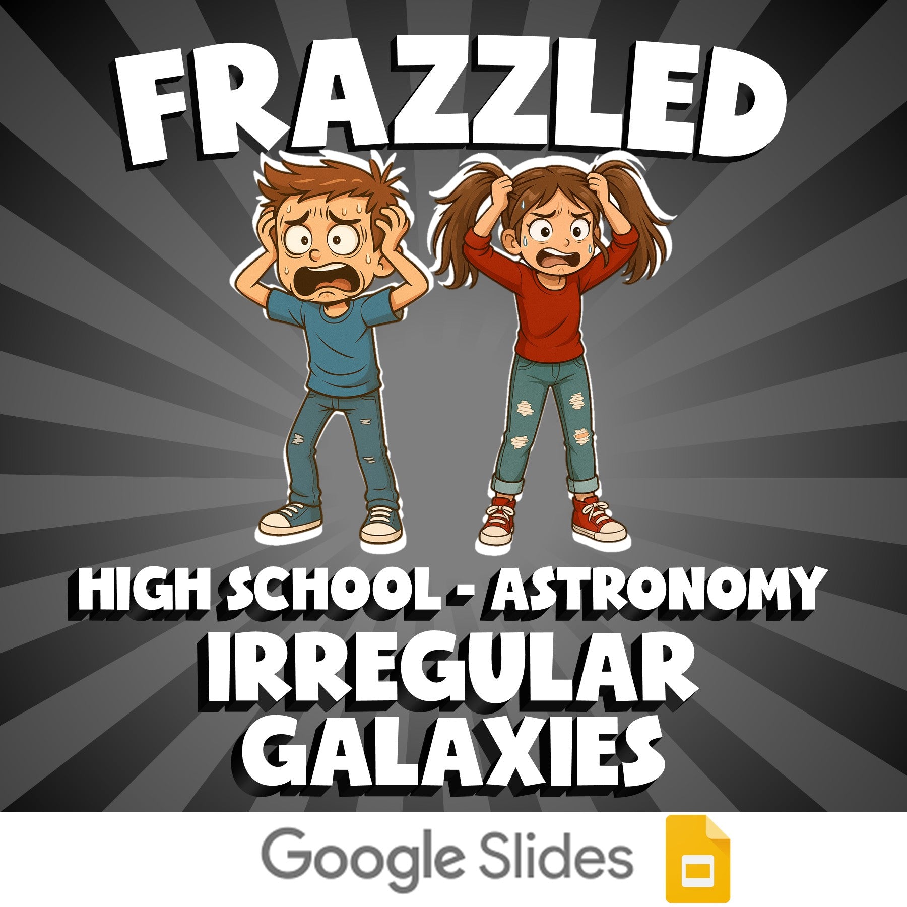 Irregular Galaxies FRAZZLED Science Game - No Prep Astronomy Review Activity